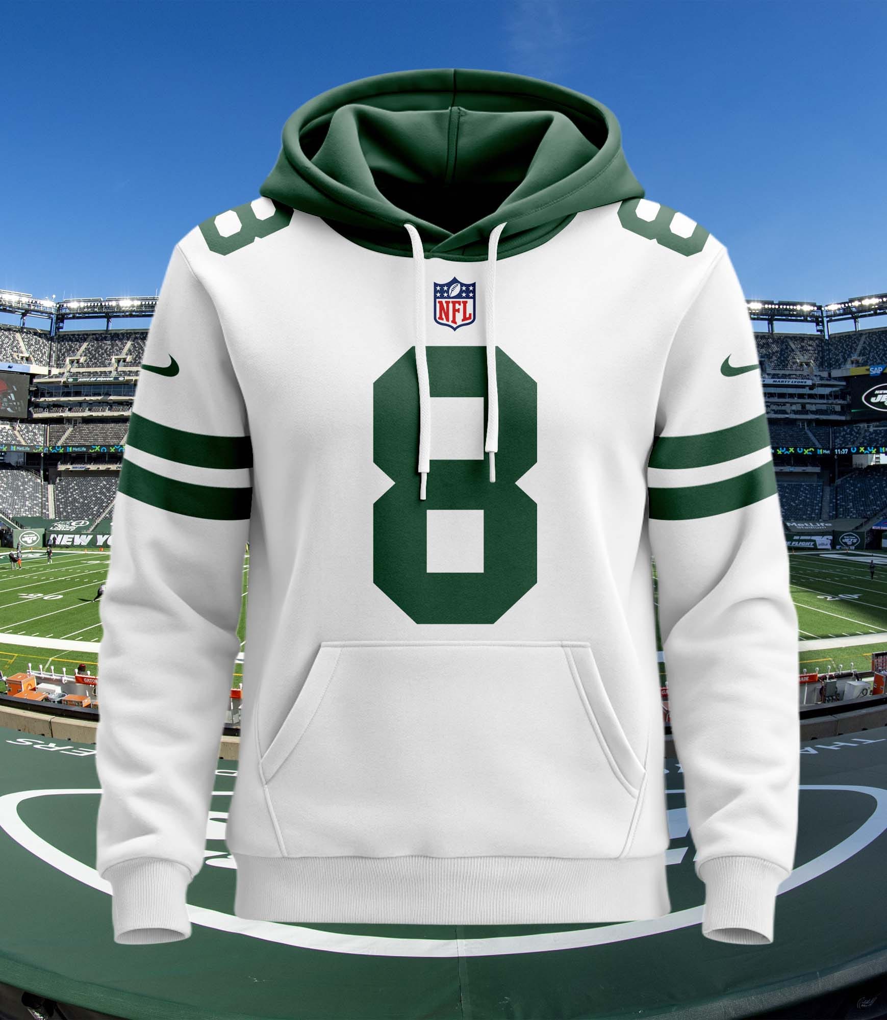 New York Jets New Personalized Football Hoodie Style Jersey AMCJSHD000008 - Image 2