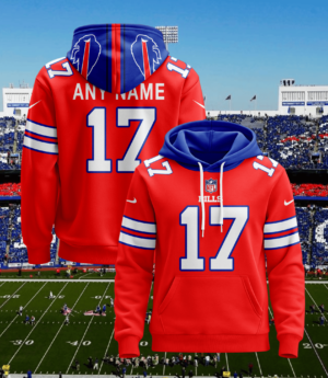 Buffalo Bills New Personalized Football Hoodie Style Jersey AMCJSHD000059