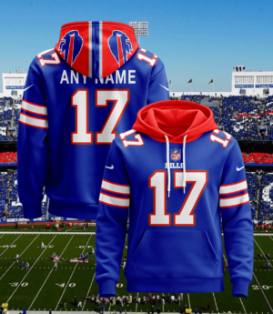 Buffalo Bills New Personalized Football Hoodie Style Jersey AMCJSHD000058