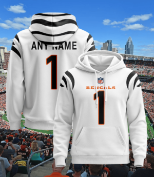 Cincinnati Bengals New Personalized Football Hoodie Style Jersey AMCJSHD000064