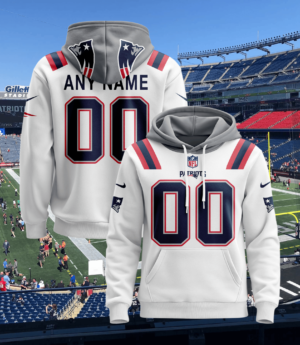 New England Patriots New Personalized Football Hoodie Style Jersey AMCJSHD000001