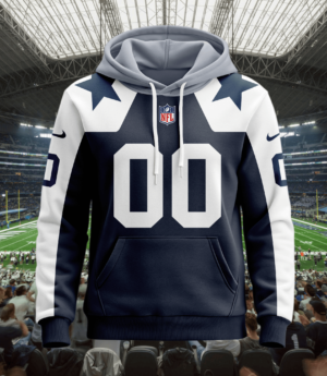 Dallas Cowboys New Personalized Football Hoodie Style Jersey AMCJSHD000066