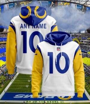 Los Angeles Rams New Personalized Football Hoodie Style Jersey AMCJSHD000041