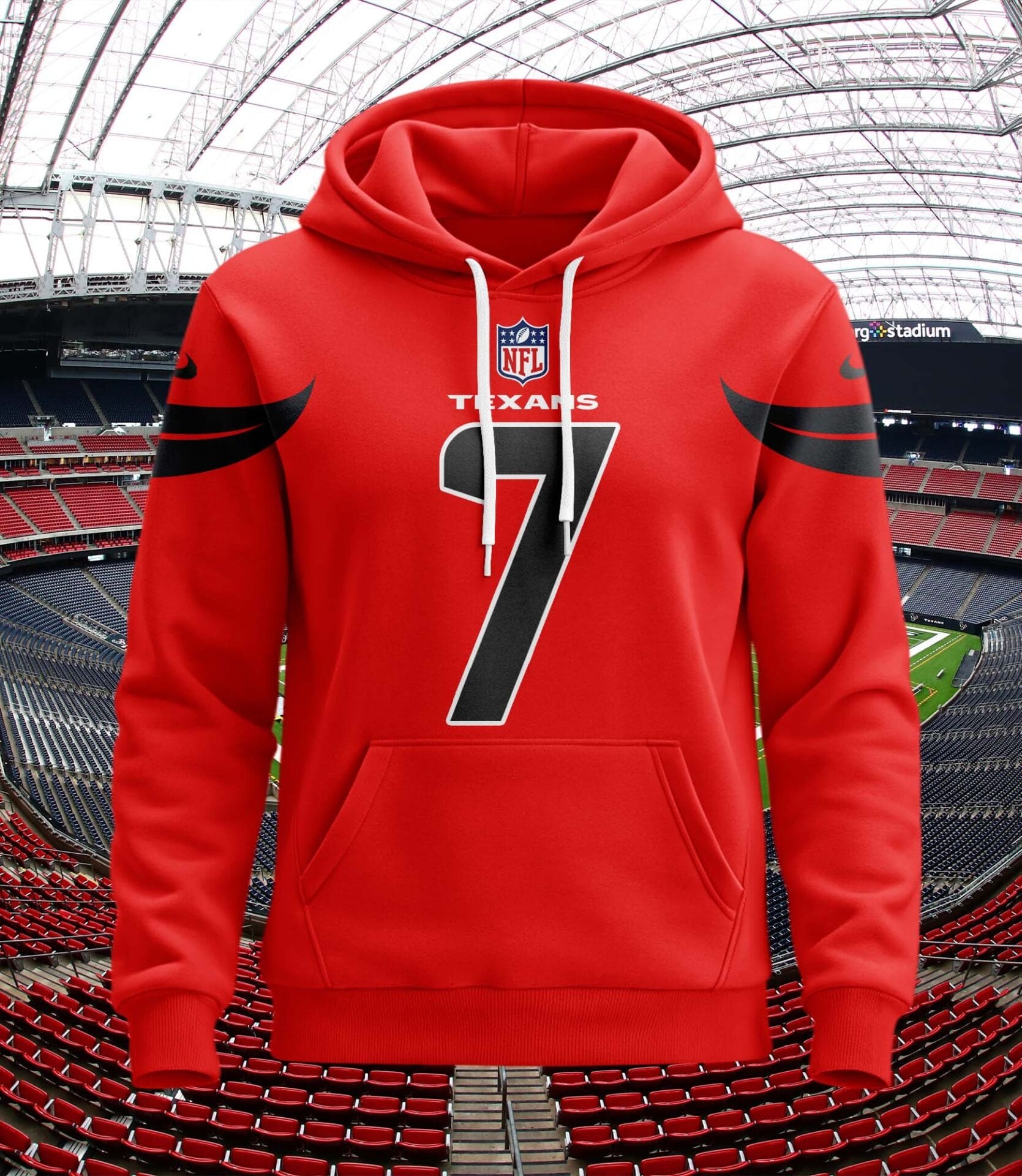 Houston Texans New Personalized Football Hoodie Style Jersey AMCJSHD000037 - Image 2