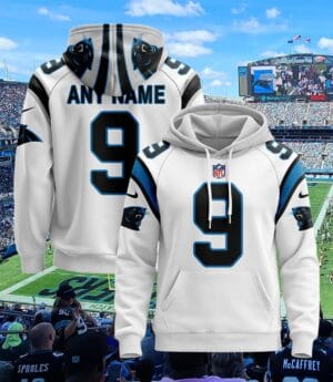 Carolina Panthers New Personalized Football Hoodie Style Jersey AMCJSHD000050