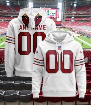 Arizona Cardinals New Personalized Football Hoodie Style Jersey AMCJSHD000047