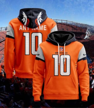 Denver Broncos New Personalized Football Hoodie Style Jersey AMCJSHD000069