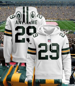 Green Bay Packers New Personalized Football Hoodie Style Jersey AMCJSHD000075