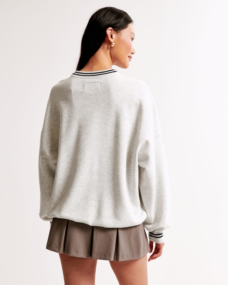 Baltimore Ravens Graphic Oversized Sunday Women Sweatshirt Crew AMCWSS0014 - Image 3