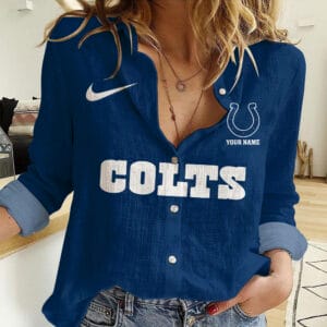 Indianapolis Colts Personalized Woman Shirt AMCLWS000025