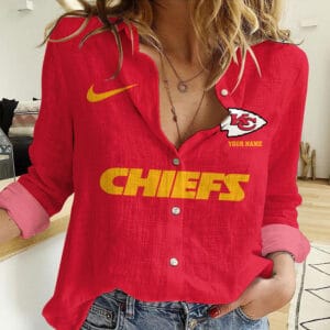 Kansas City Chiefs Personalized Woman Shirt AMCLWS000028