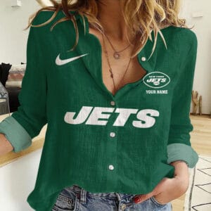 New York Jets Personalized Woman Shirt AMCLWS000007