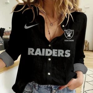 Las Vegas Raiders Personalized Woman Shirt AMCLWS000008