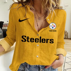 Pittsburgh Steelers Personalized Woman Shirt AMCLWS000010