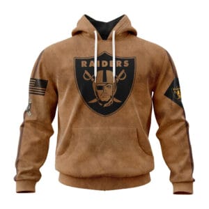 Las Vegas Raiders Personalized Salute To Service Club Hoodie AMCHD000006