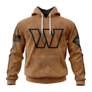 Washington Commanders Personalized Salute To Service Club Hoodie AMCHD000019