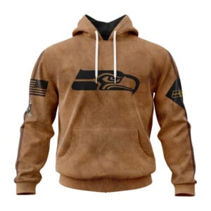 Seattle Seahawks Personalized Salute To Service Club Hoodie AMCHD000016