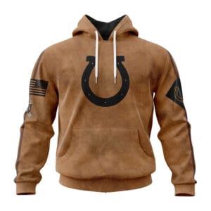 Indianapolis Colts Personalized Salute To Service Club Hoodie AMCHD000030