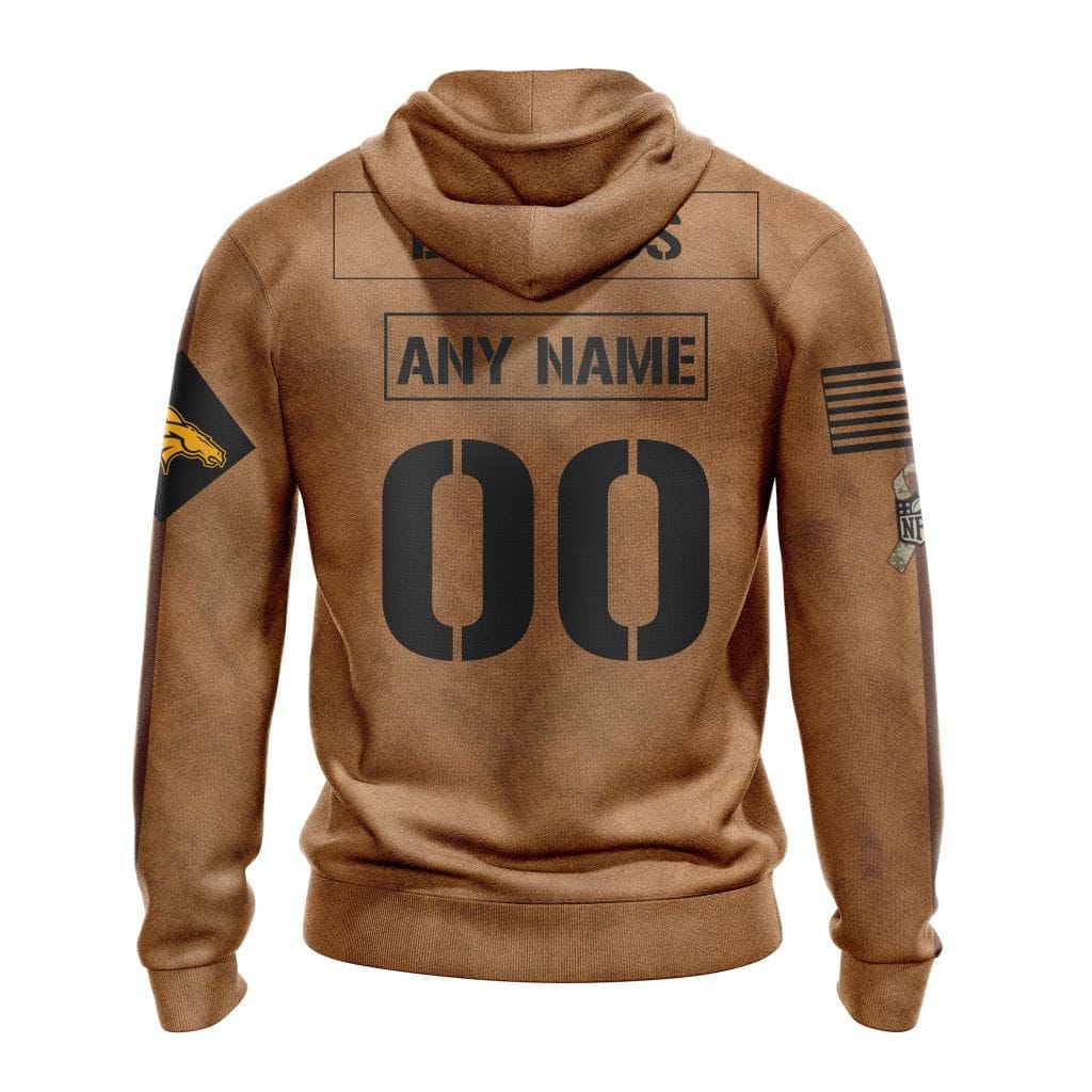 Denver Broncos Personalized Salute To Service Club Hoodie AMCHD000013 - Image 2