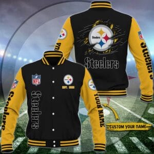Pittsburgh Steelers National Football Conference Unisex Varsity Jacket AMCVJK000054