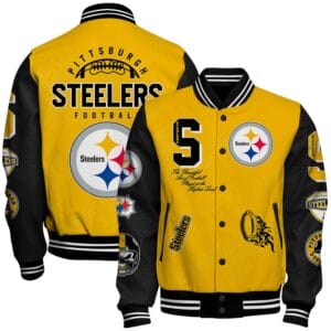 Pittsburgh Steelers National Football Conference Unisex Varsity Jacket AMCVJK000055