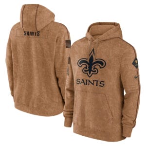 New Orleans Saints 2023 Salute To Service Club Pullover Hoodie AMCPHD000023