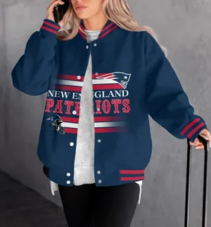 New England Patriots Women Limited Edition Baseball Jacket  AMCWBBJ0028