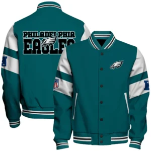 Philadelphia Eagles National Football Conference Unisex Varsity Jacket AMCVJK000021