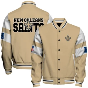 New Orleans Saints National Football Conference Unisex Varsity Jacket AMCVJK000016