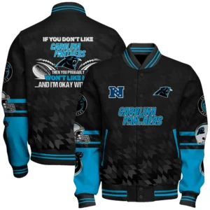 Carolina Panthers National Football Conference Unisex Varsity Jacket AMCVJK000004