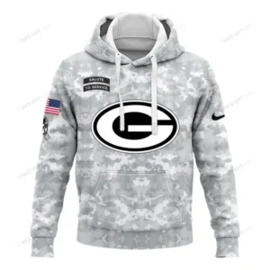Green Bay Packers Arctic Camo 2024 Salute to Service Club Hoodie AMCHD000053
