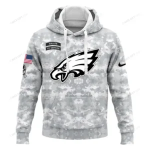 Philadelphia Eagles Arctic Camo 2024 Salute to Service Club Hoodie AMCHD000060
