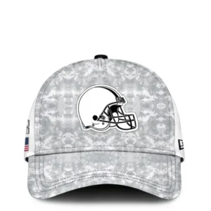 Cleveland Browns Arctic Camo 2024 Salute to Service Limited Classic Cap AMCCAP00009