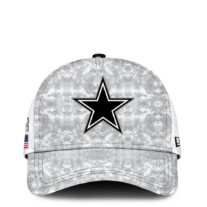 Dallas Cowboys Arctic Camo 2024 Salute to Service Limited Classic Cap AMCCAP00008
