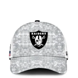 Las Vegas Raiders Arctic Camo 2024 Salute to Service Limited Classic Cap AMCCAP00018