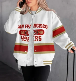San Francisco 49ers Women Limited Edition Baseball Jacket  AMCWBBJ0023