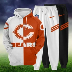 Chicago Bears Personalized Combo Hoodie and Sweatpants AMCHDSW00008