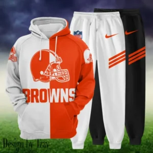 Cleveland Browns Personalized Combo Hoodie and Sweatpants AMCHDSW00012