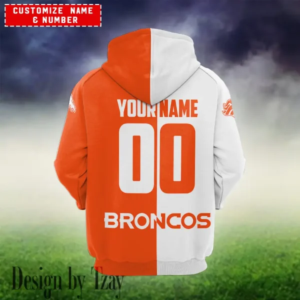 Denver Broncos Personalized Combo Hoodie and Sweatpants AMCHDSW00014 - Image 2