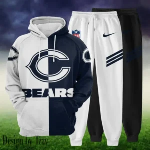 Chicago Bears Personalized Combo Hoodie and Sweatpants AMCHDSW00007