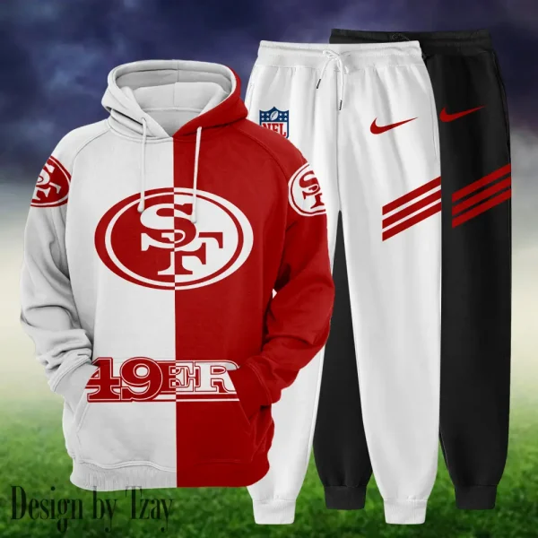 San Francisco 49ers Personalized Combo Hoodie and Sweatpants AMCHDSW00046