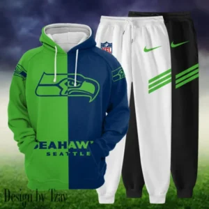 Seattle Seahawks Personalized Combo Hoodie and Sweatpants AMCHDSW00047