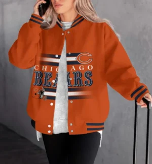 Chicago Bears Women Limited Edition Baseball Jacket  AMCWBBJ0003