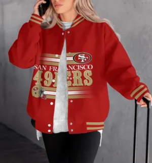 San Francisco 49ers Women Limited Edition Baseball Jacket  AMCWBBJ0022