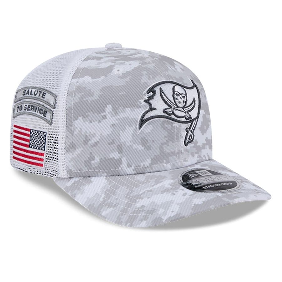 Tampa Bay Buccaneers Arctic Camo 2024 Salute to Service Limited Classic Cap AMCCAP00031 - Image 4