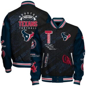 Houston Texans National Football Conference Unisex Varsity Jacket AMCVJK000087