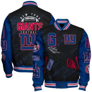 New York Giants National Football Conference Unisex Varsity Jacket AMCVJK000082