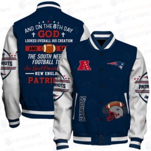 New England Patriots National Football Conference Unisex Varsity Jacket AMCVJK000092