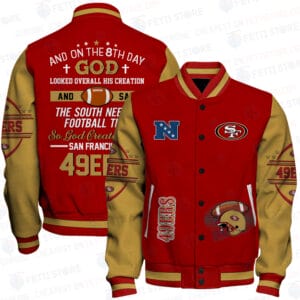 San Francisco 49ers National Football Conference Unisex Varsity Jacket AMCVJK000093