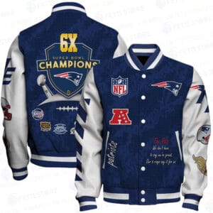New England Patriots  National Football Conference Unisex Varsity Jacket AMCVJK000097